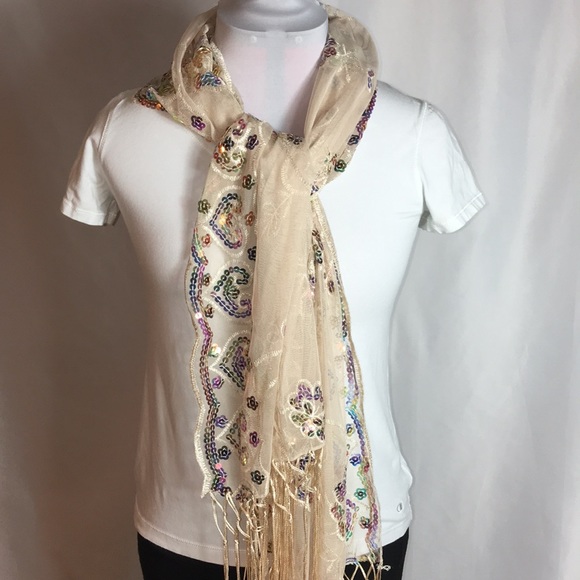INC International Concepts Accessories - INC sequined scarf